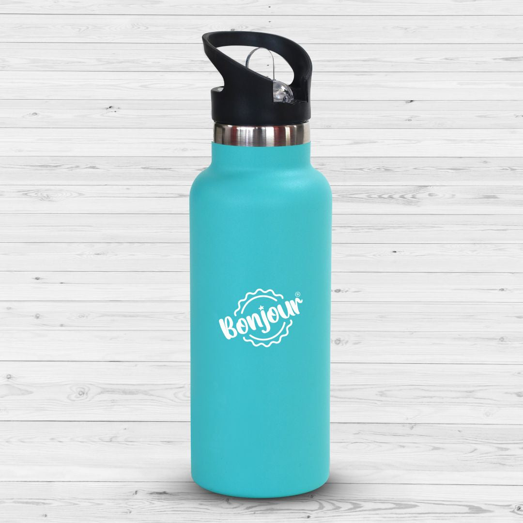 500ml Bonjour Sip Box Light Blue Sipper