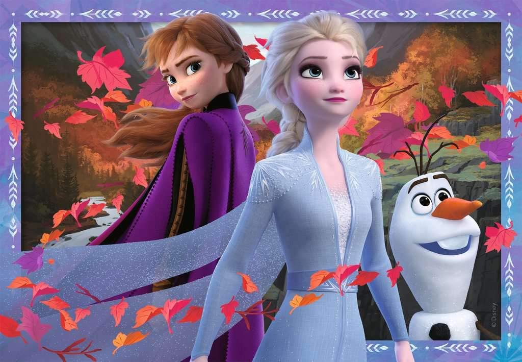 Buy Ravensburger Disney Frozen 2 Frosty Adventures 2 in 1 24pcs Piece Jigsaw Puzzle | Yallatoys.com