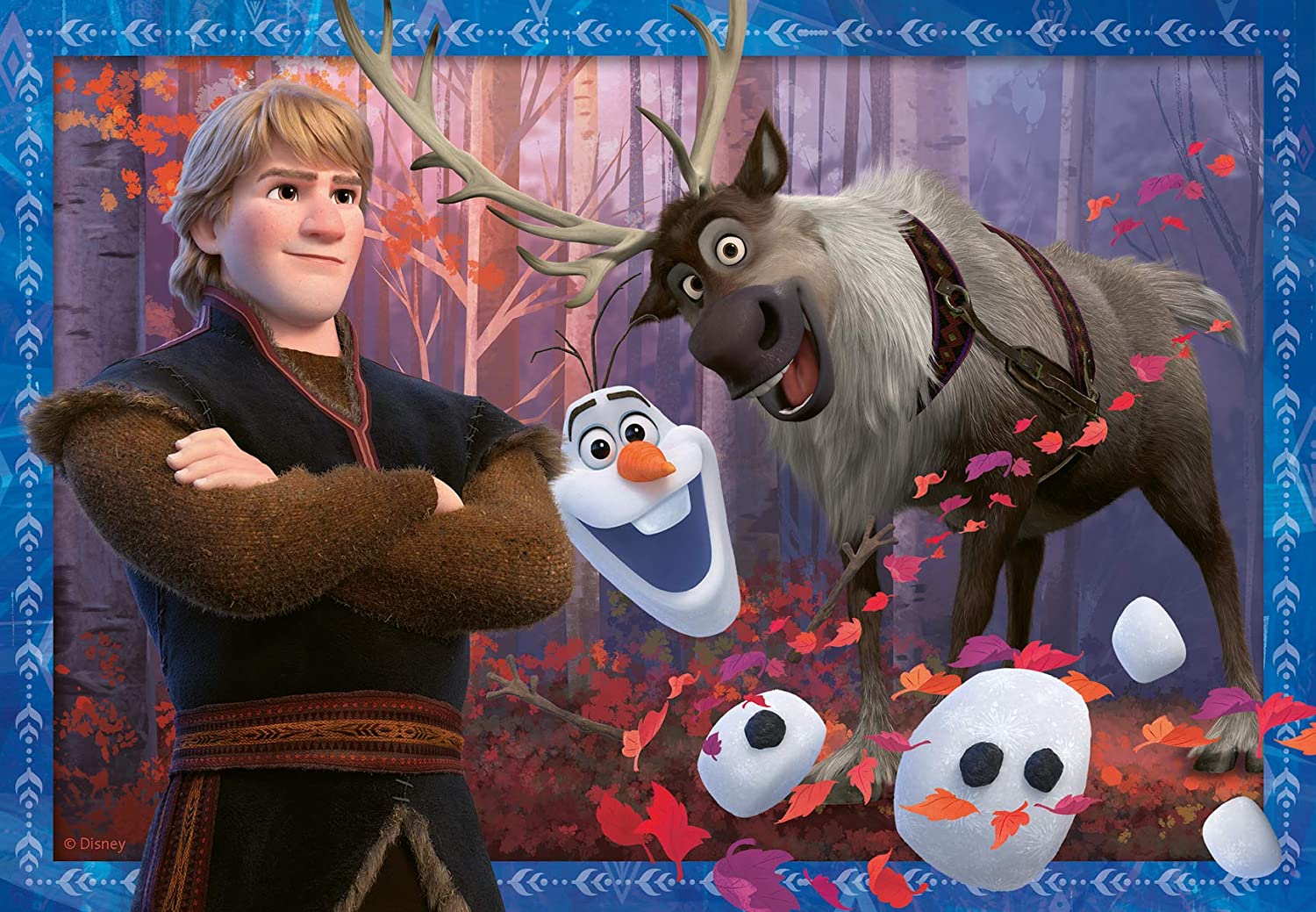 Buy Ravensburger Disney Frozen 2 Frosty Adventures 2 in 1 24pcs Piece Jigsaw Puzzle | Yallatoys.com