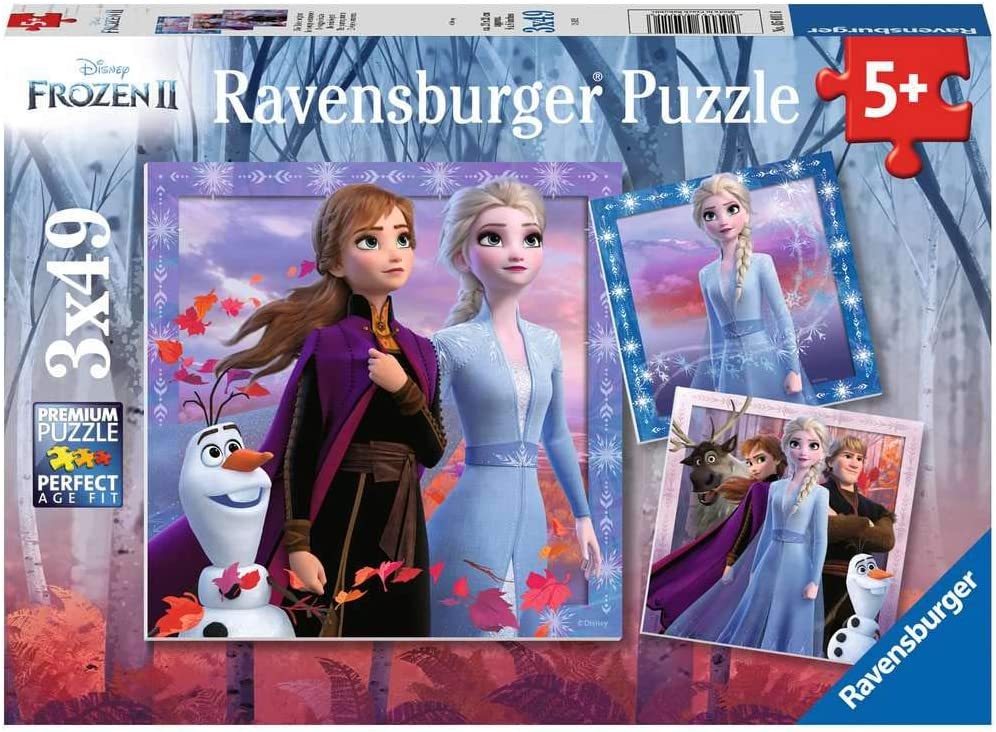 Buy Ravensburger Disney Frozen 2 The Journey Starts 3 in 1 49pcs Piece Jigsaw Puzzle | Yallatoys.com