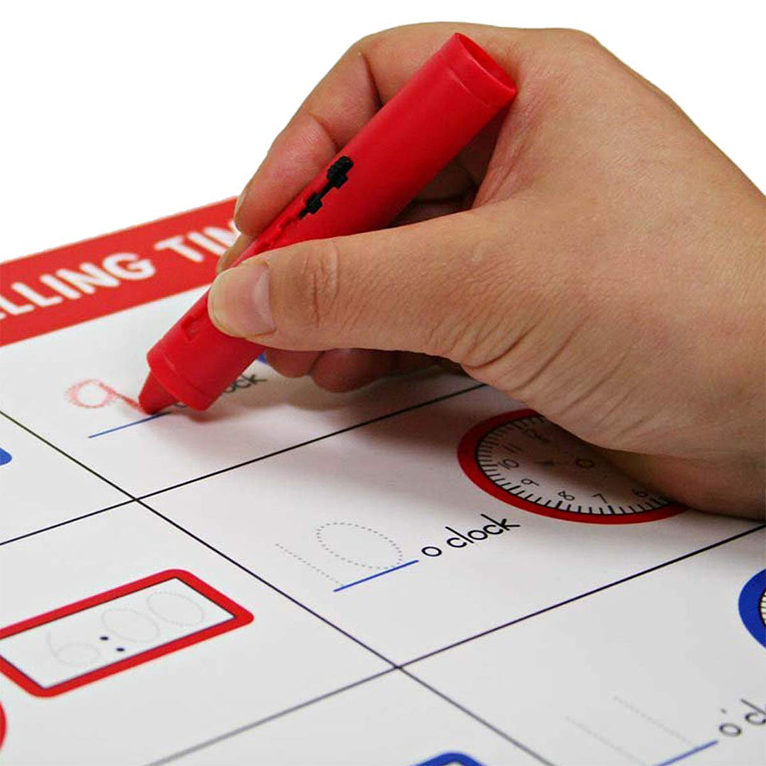 Buy Melissa & Doug Telling Time Write A Mat | Yallatoys.com