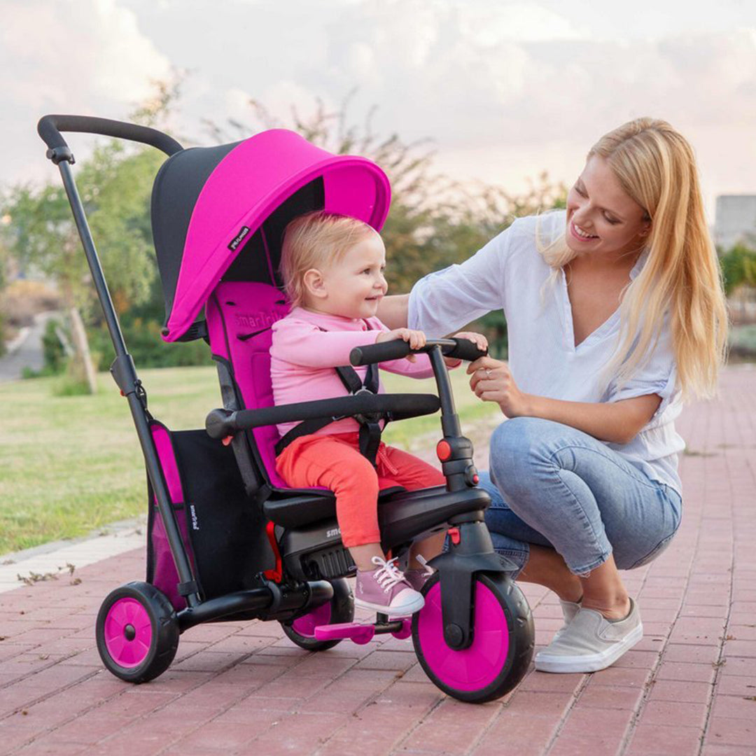 Buy Smart Trike Smartfold Folding Baby Tricycle Pink | Yallatoys.com