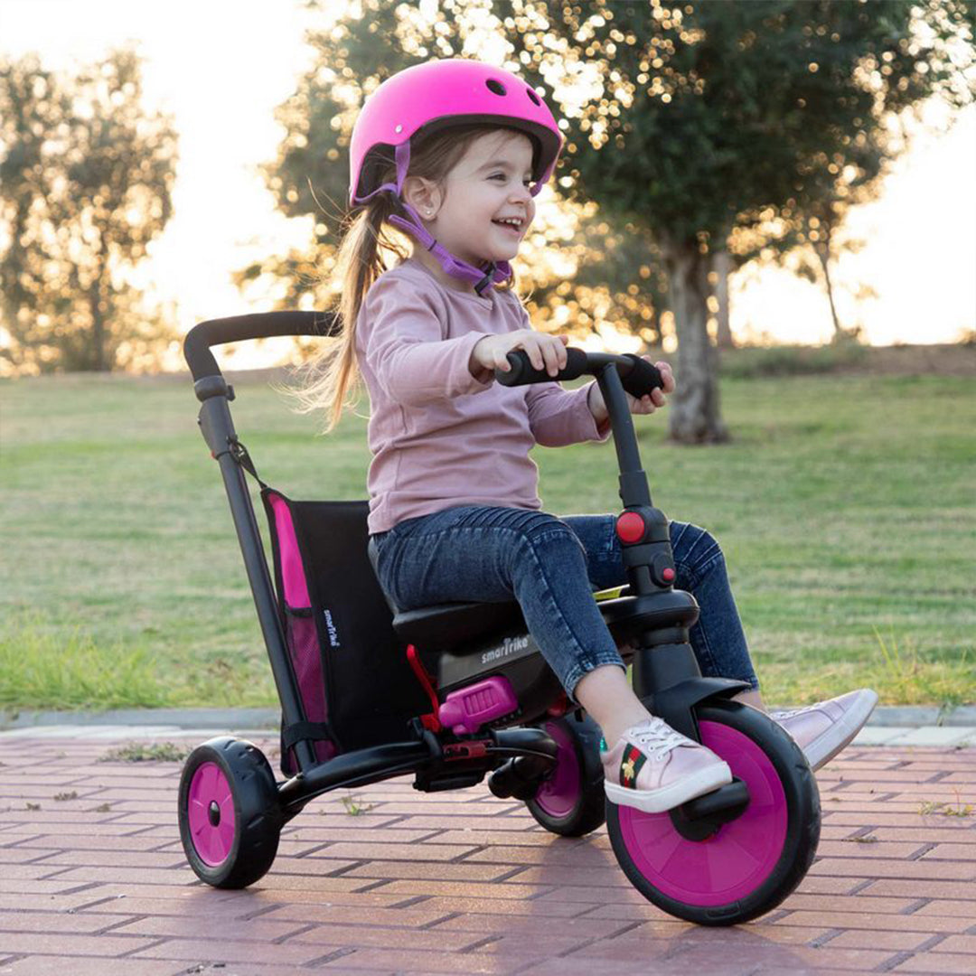 Buy Smart Trike Smartfold Folding Baby Tricycle Pink | Yallatoys.com