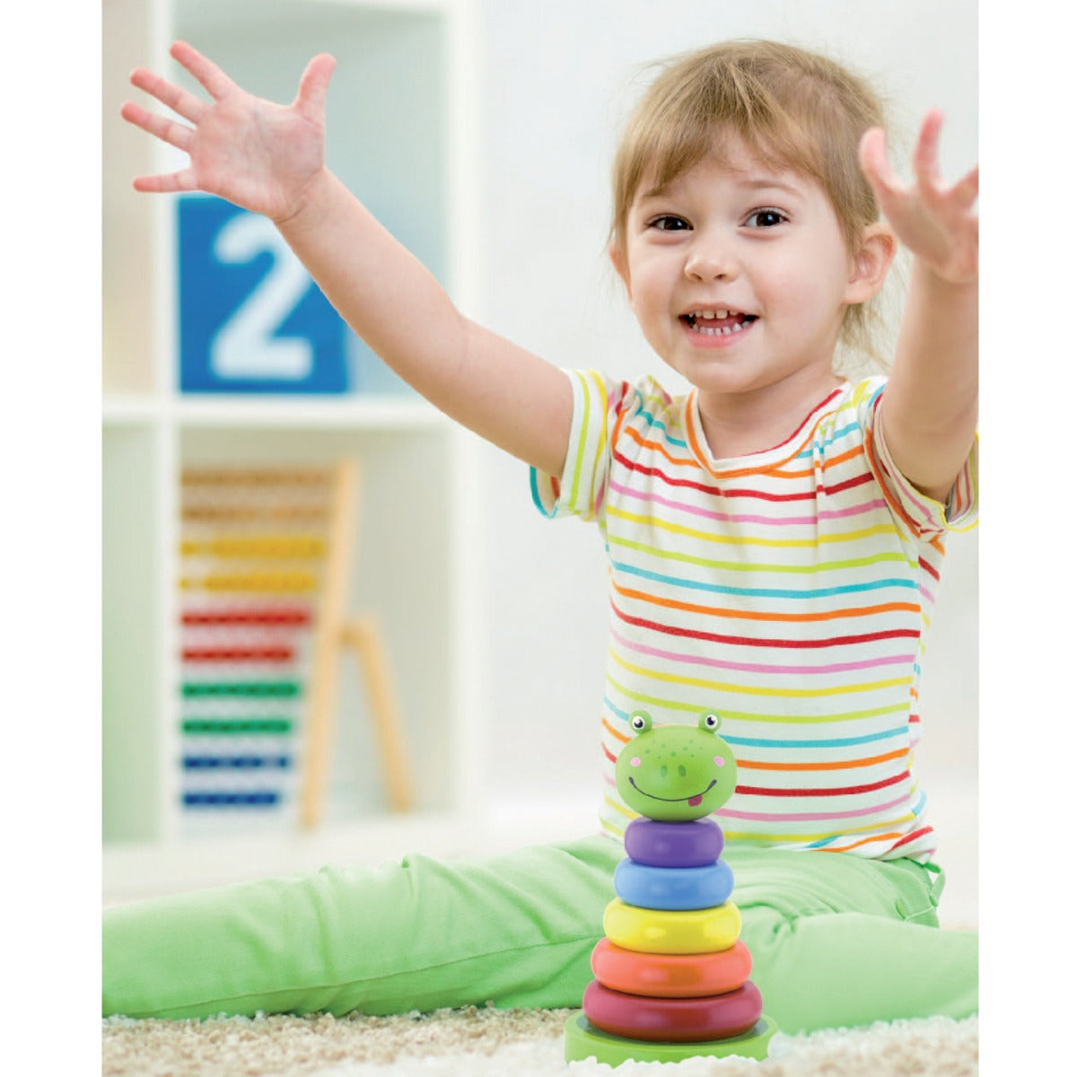 Buy Viga Frog Stacker | Yallatoys.com