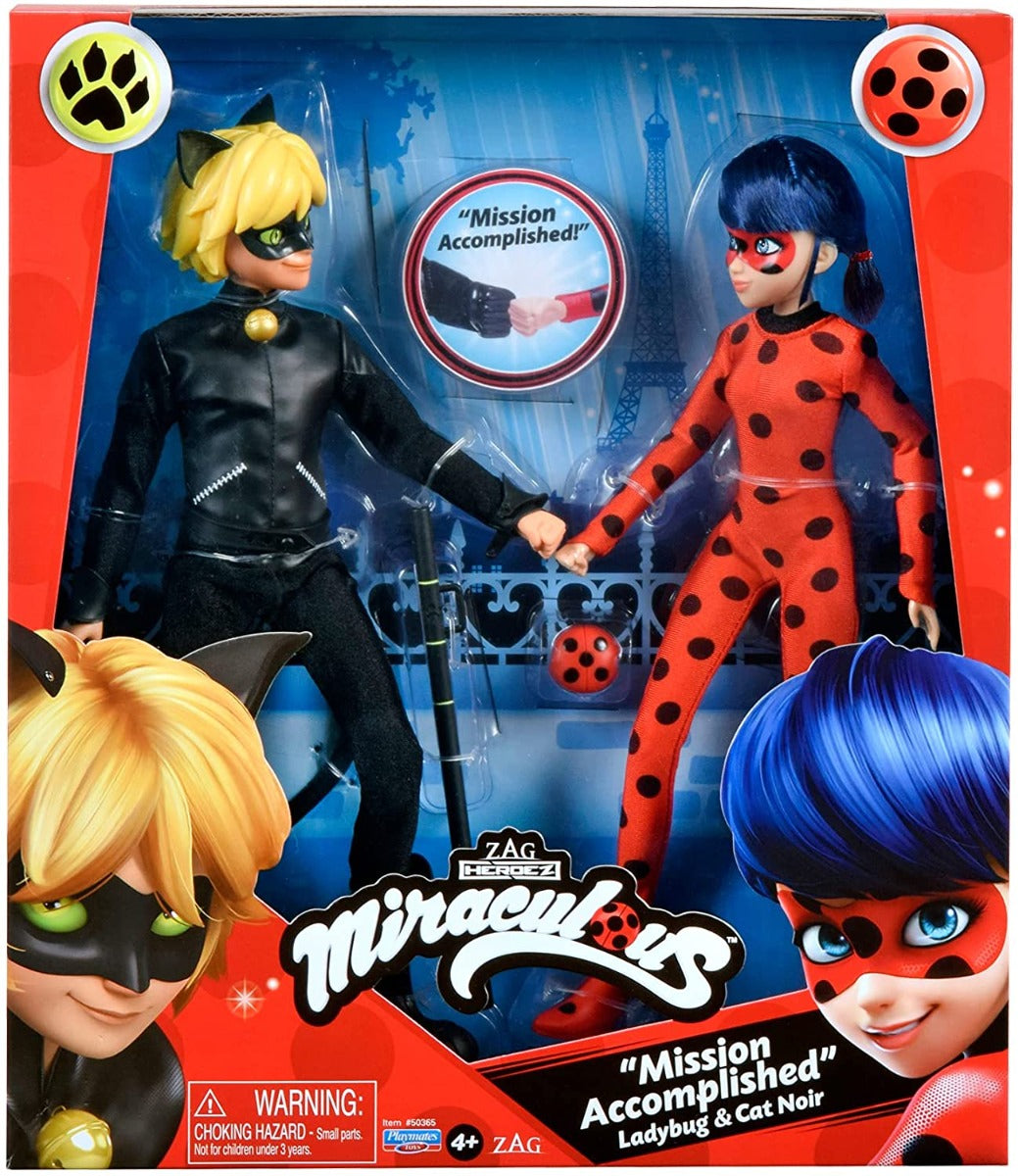 Buy Miraculous Mission Accomplished Ladybug & Cat Noir | Yallatoys.com