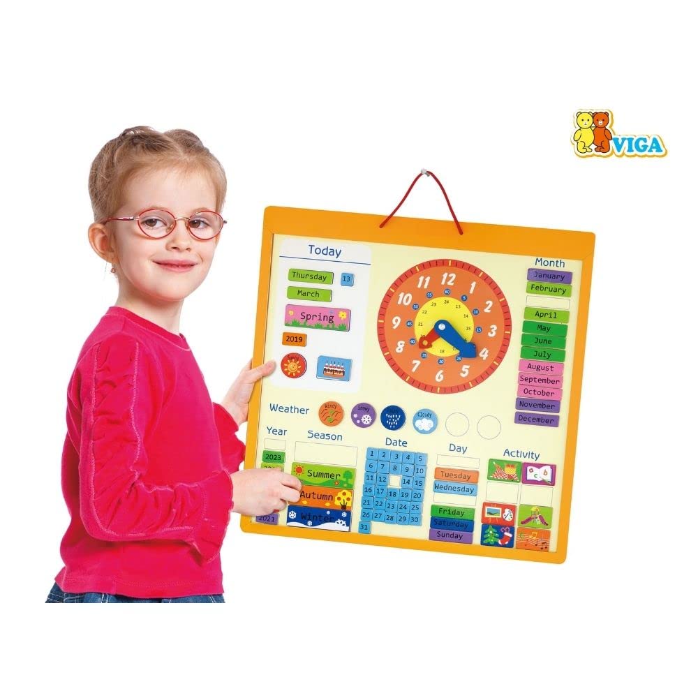 Buy Viga Magnetic Calendar | Yallatoys.com