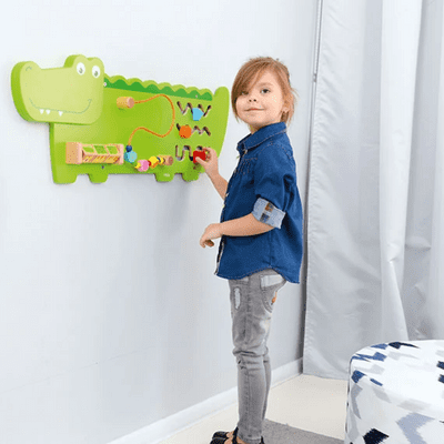 Buy Viga Activity Wall Panel Crocodile | Yallatoys.com