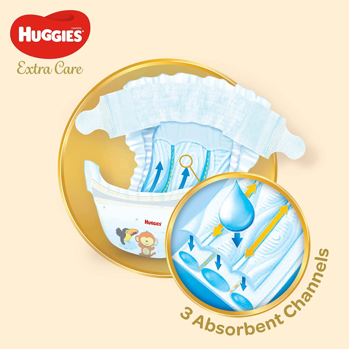 Huggies Diaper Extra Care Value Pack  5