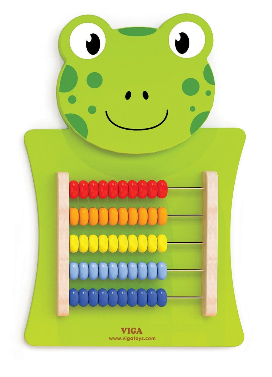 Buy Viga Wall Game Abacus Frog | Yallatoys.com