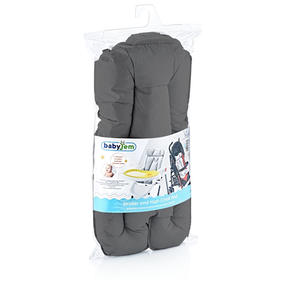 Babyjem Stroller And High Chair Pad Gray Dots Babyjem Yallatoys