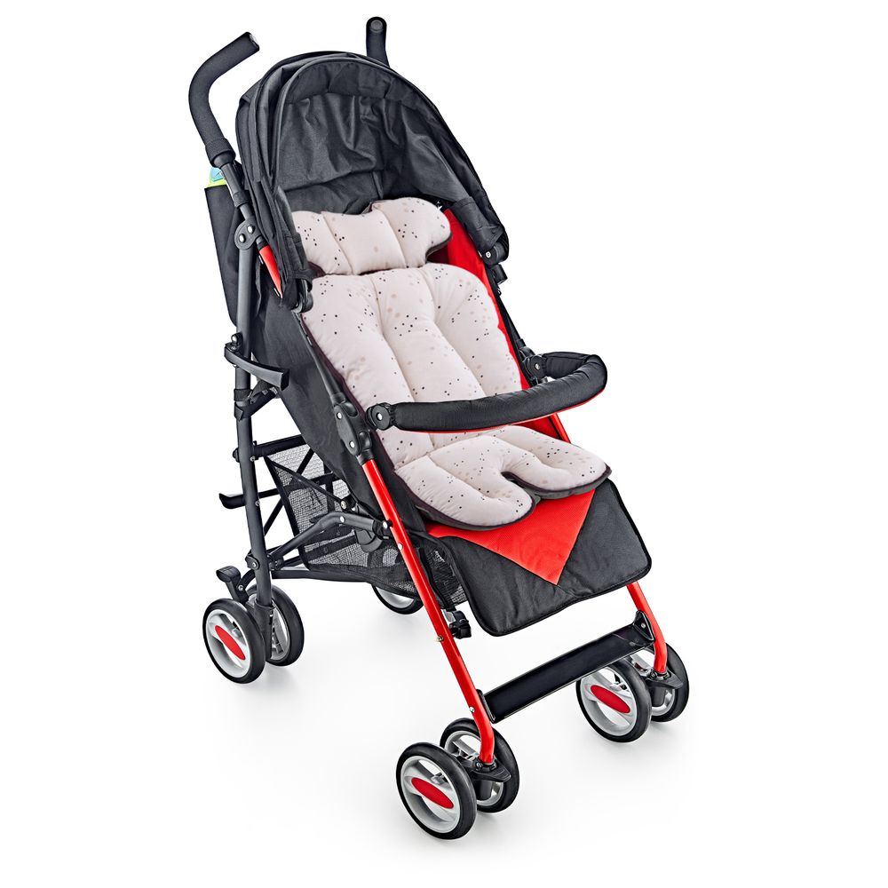 Babyjem Stroller And High Chair Pad Pink Dots - 2 Babyjem Yallatoys