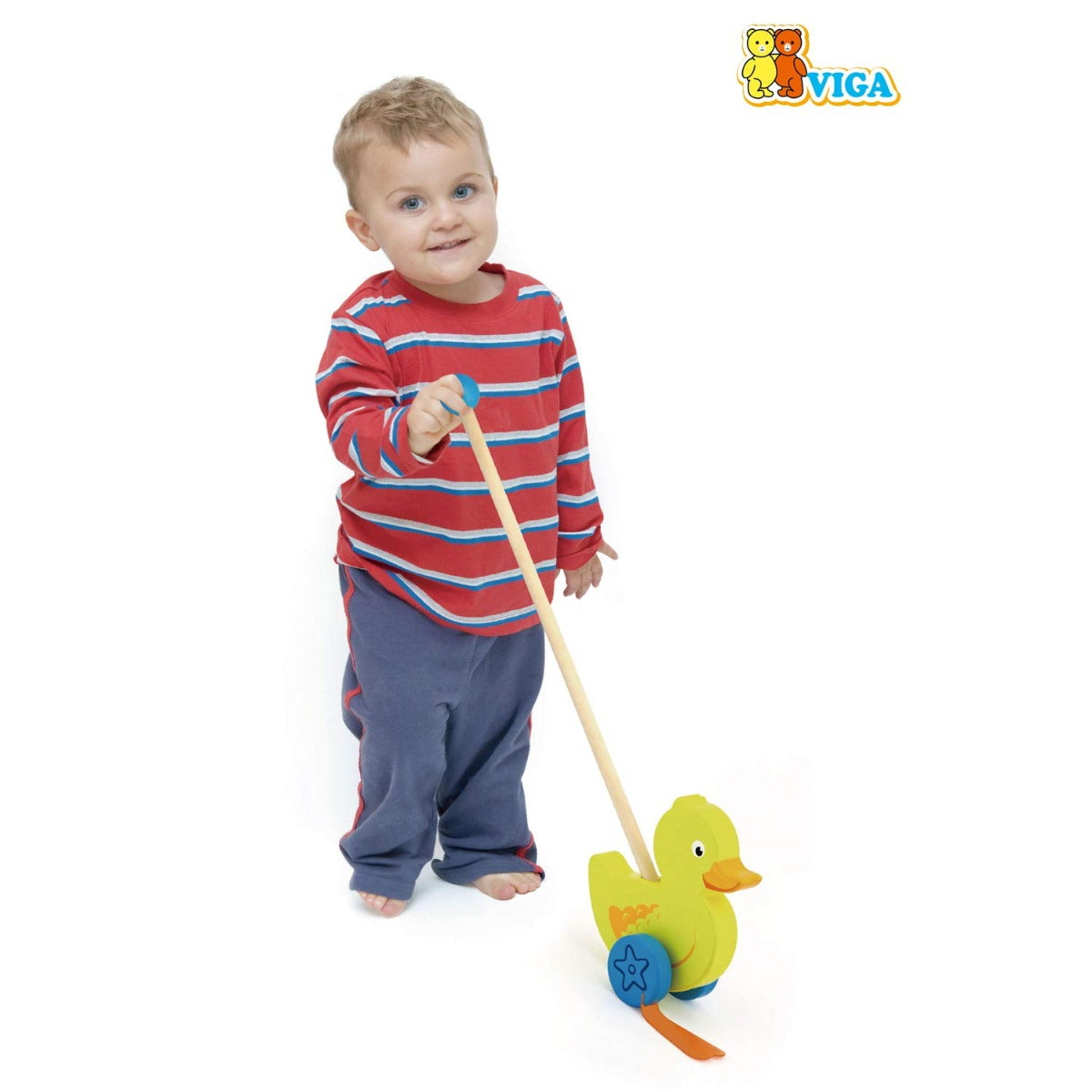 Buy Viga Toys Push Toy Duck | Yallatoys.com
