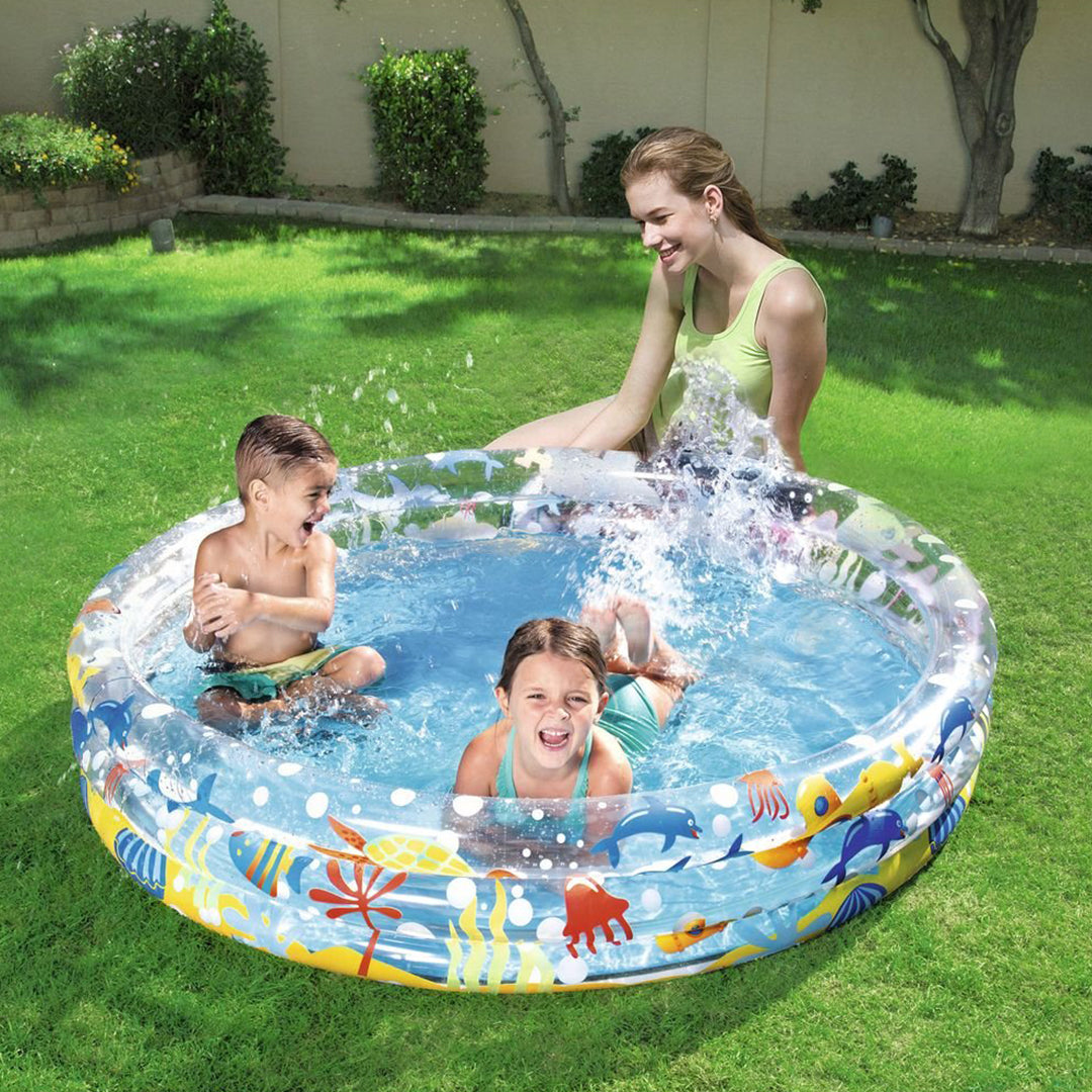 Buy Bestway Deep Dive 3 Ring Pool 1.52 m x 30 cm | Yallatoys.com