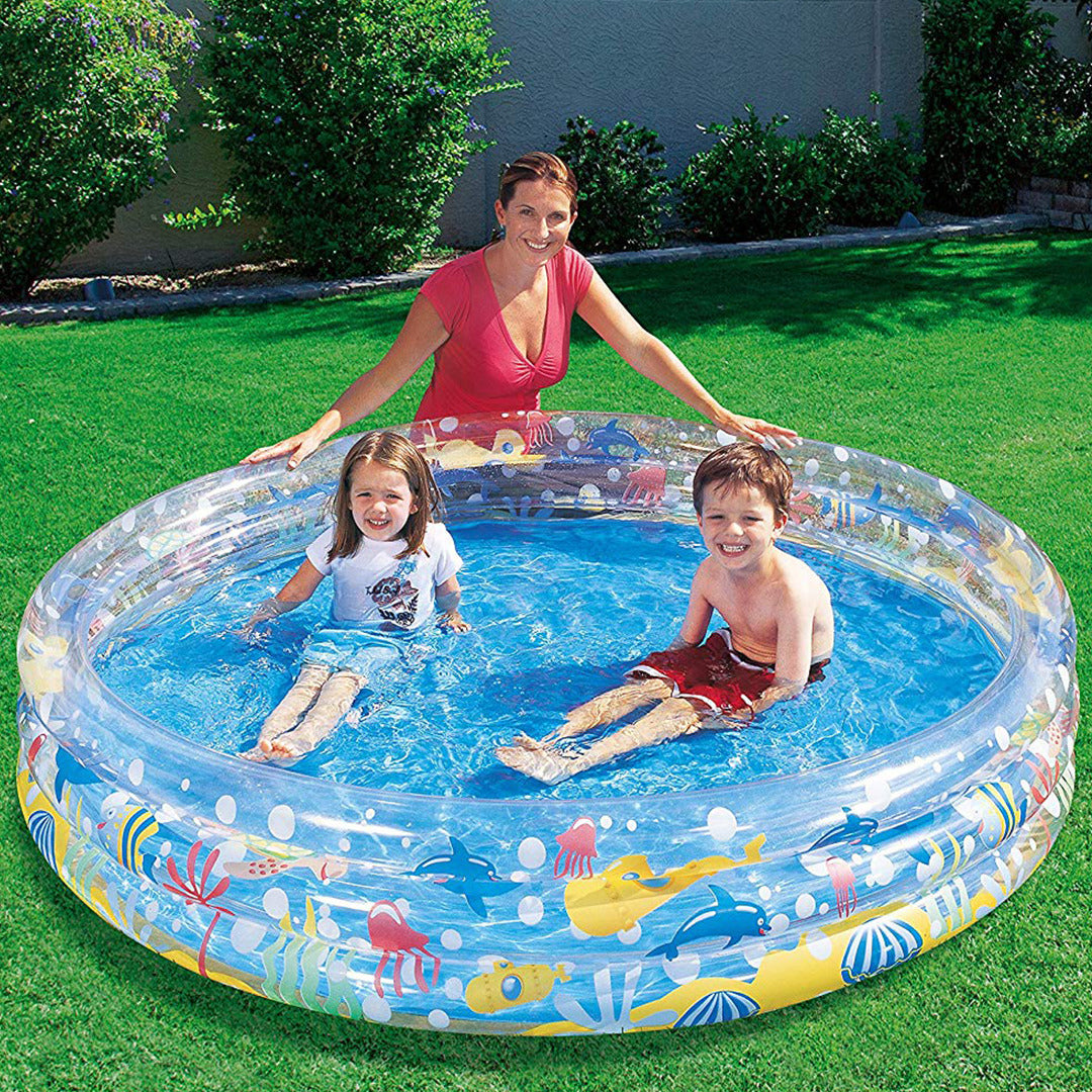 Buy Bestway Deep Dive 3 Ring Pool 1.83 m x 33 cm | Yallatoys.com