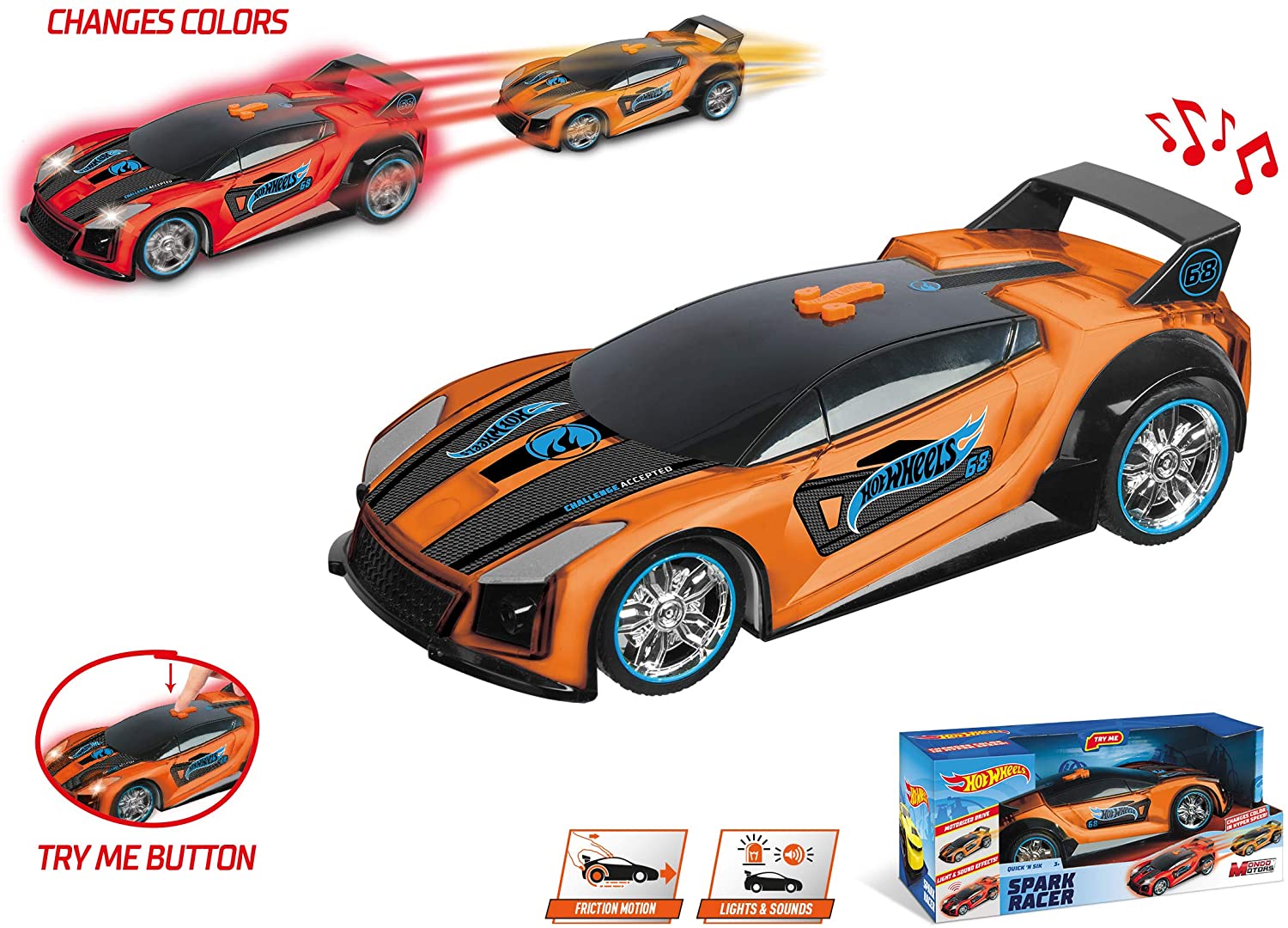 Buy Hotwheels L S Spark Racer Quicknsick | Yallatoys.com