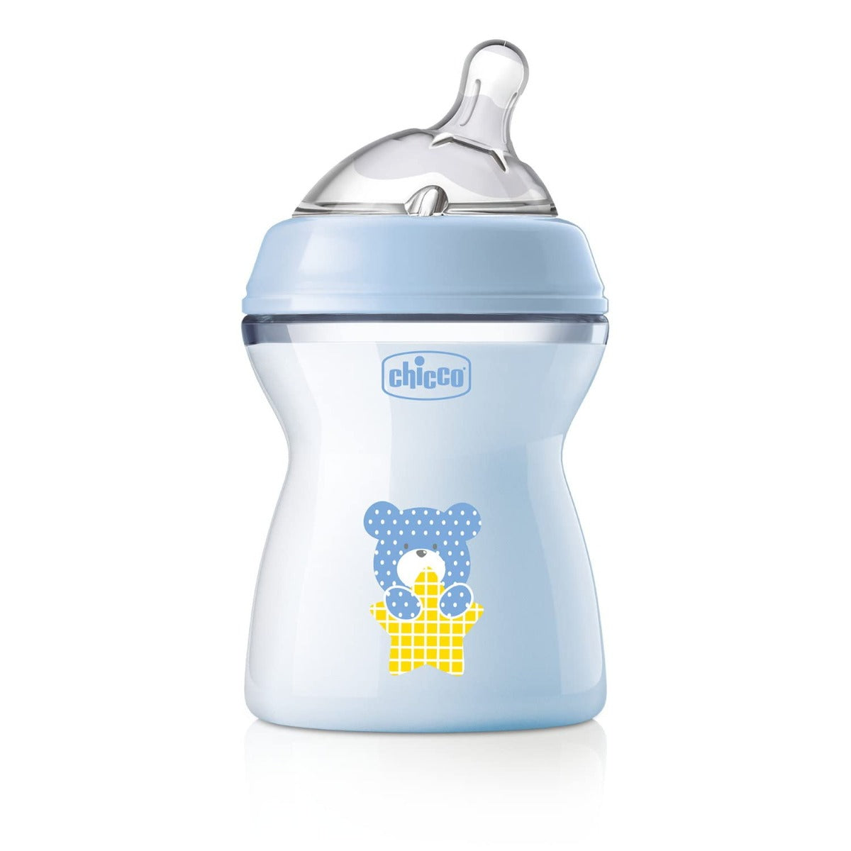 Chicco Natural Feeling Feeding Bottle PP 2M+ - 250ML - Boy Chicco Yallatoys