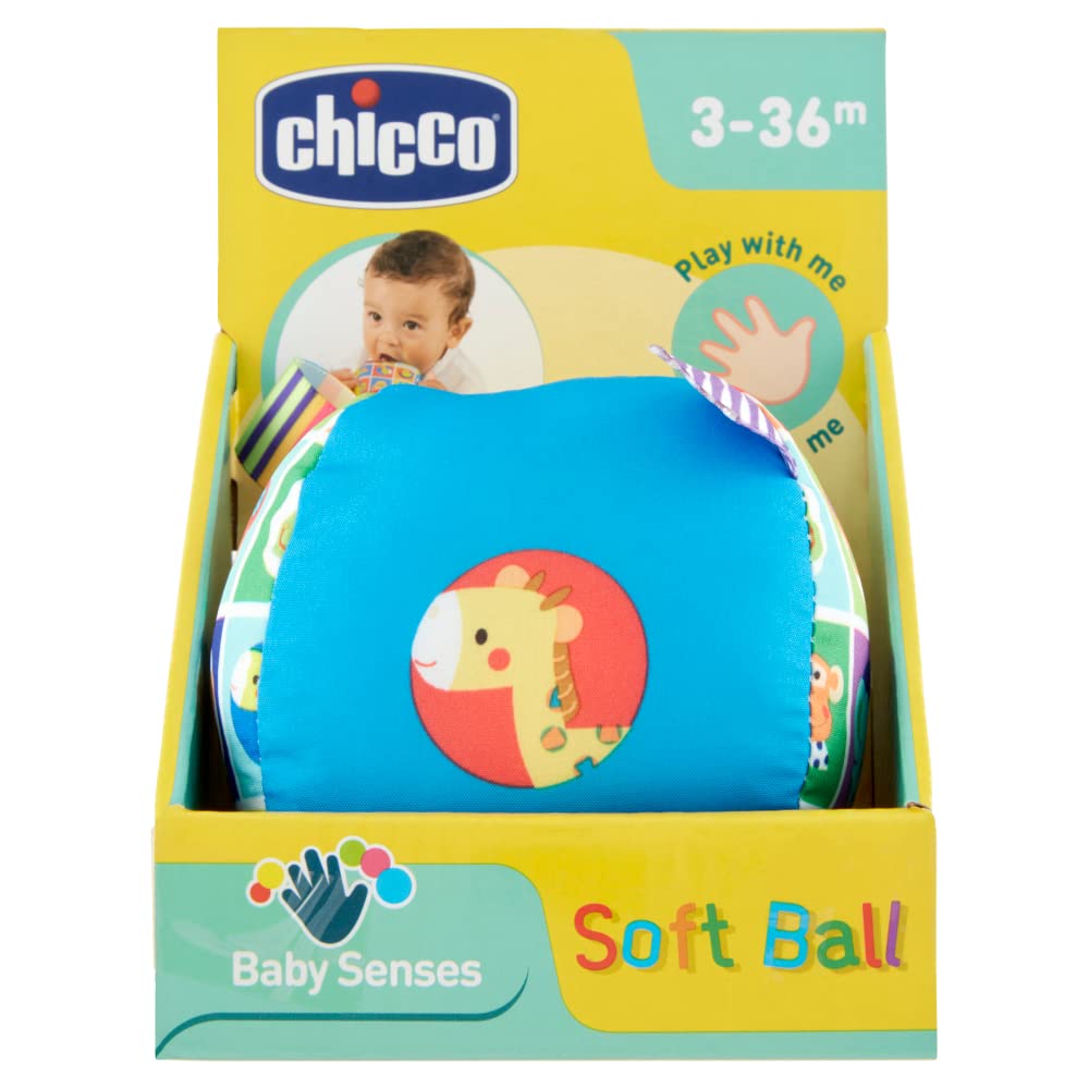 Chicco Soft Multi-Coloured Baby Ball Chicco Yallatoys