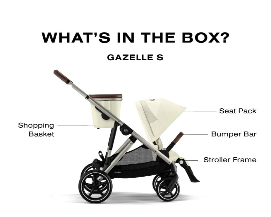 Cybex Gazelle S TPE BP Seashell Beige & Light Beige Cybex Yallatoys