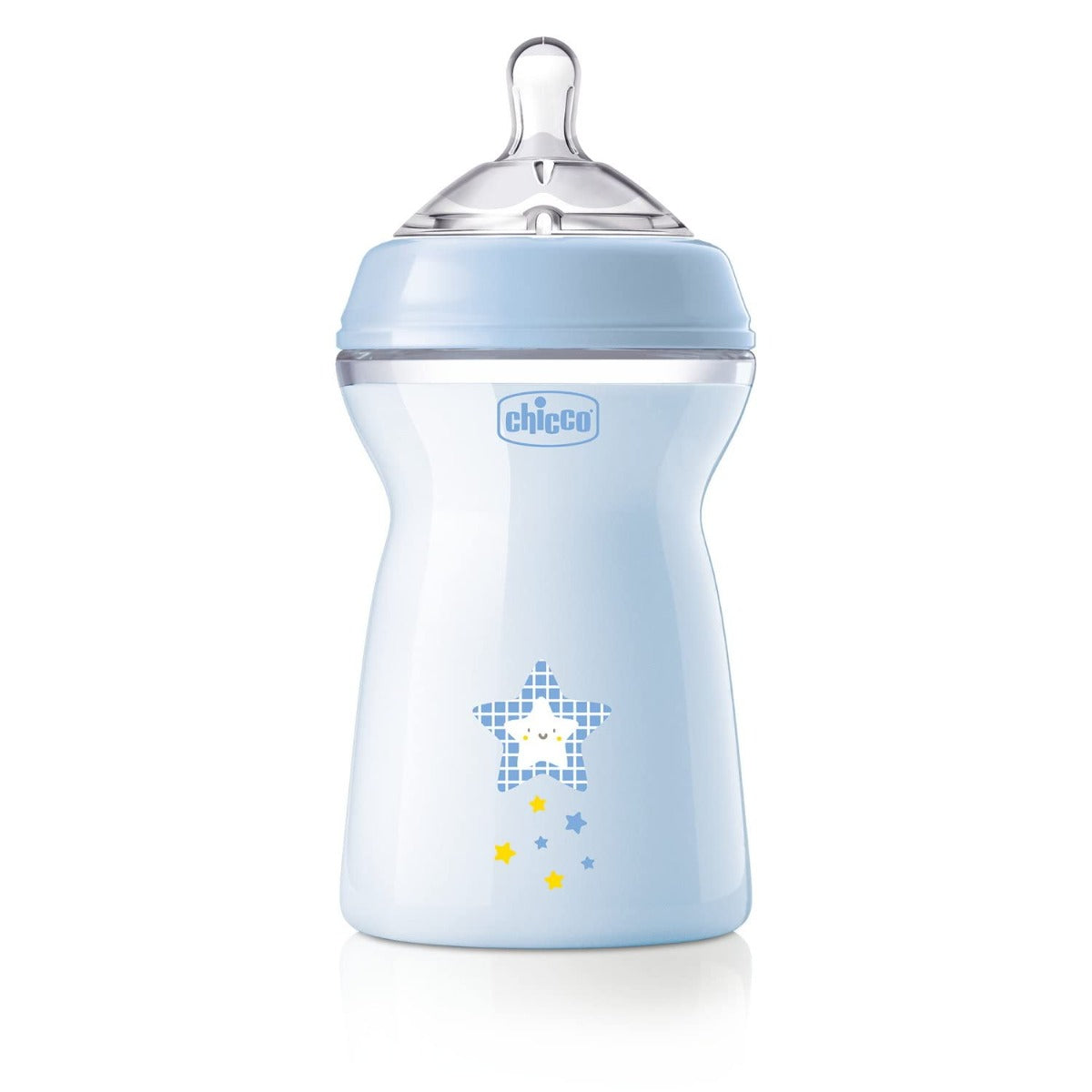 Chicco Natural Feeling Feeding Bottle PP 6M+ - 330ML - Boy Chicco Yallatoys