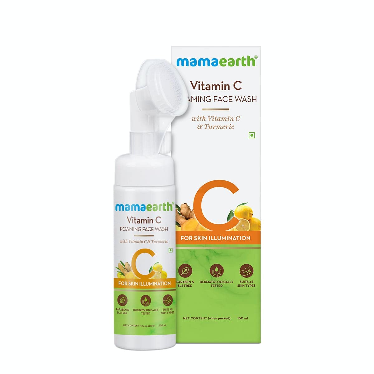 Mamaearth Vitamin C Foaming Face Wash 150Ml Mamaearth Yallatoys