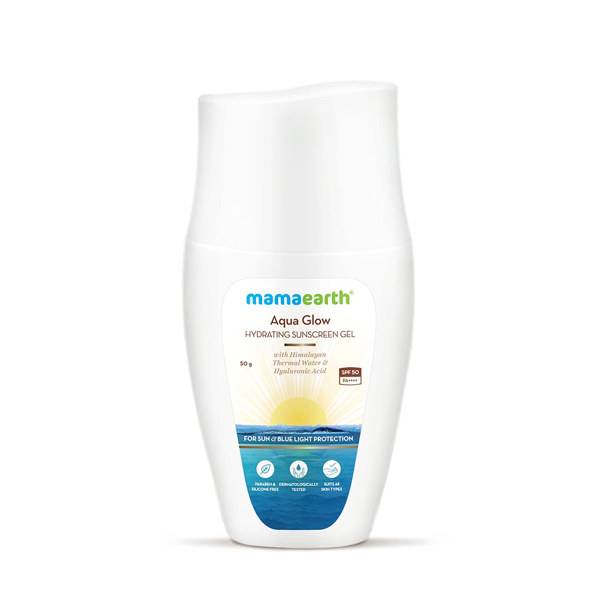 Mamaearth Aquaglow Hydrating Sunscreen Gel 50G Mamaearth Yallatoys