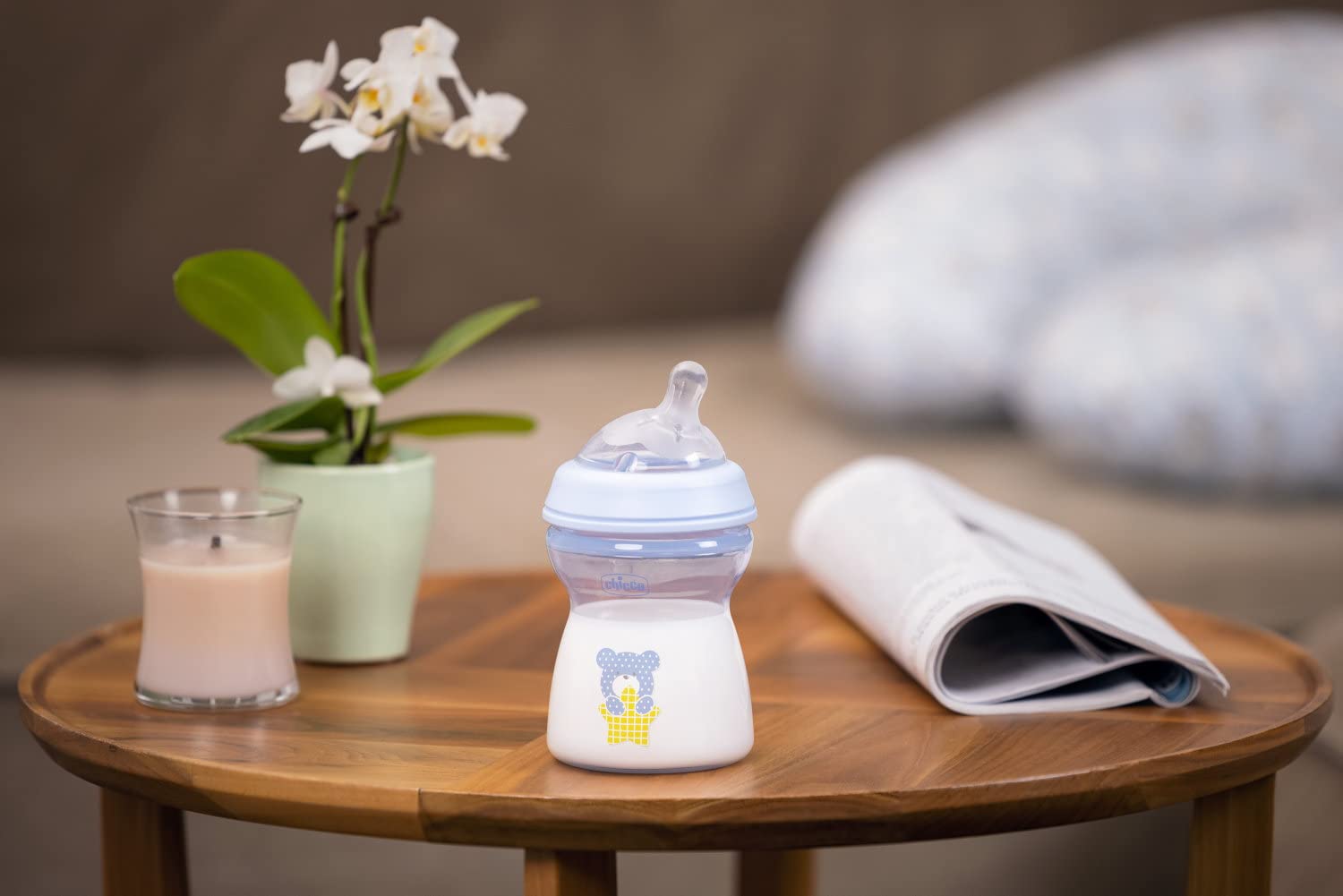 Chicco Natural Feeling Feeding Bottle PP 2M+ - 250ML - Boy Chicco Yallatoys