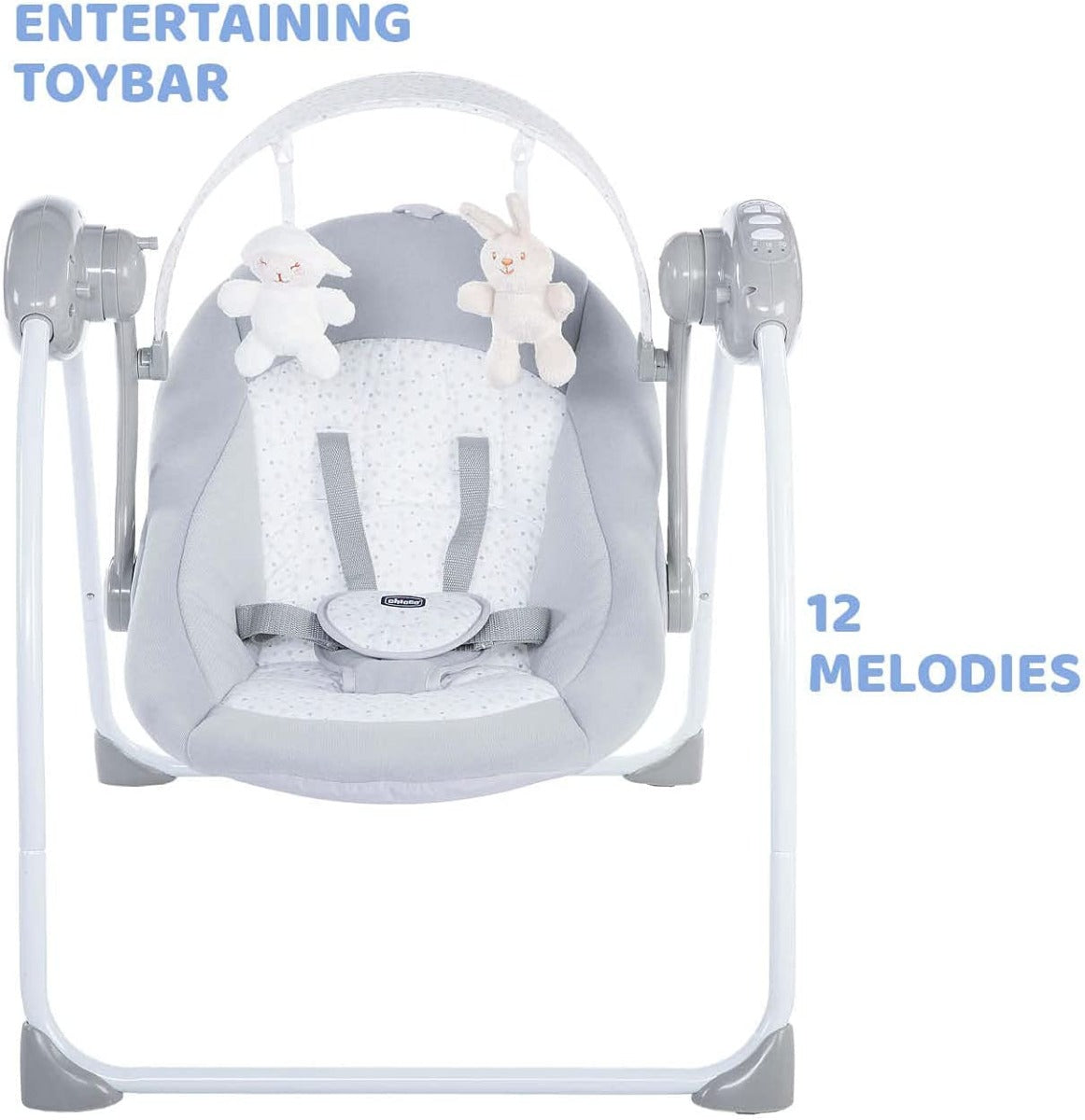 Chicco Swing Relax & Play - Cool Grey Chicco Yallatoys