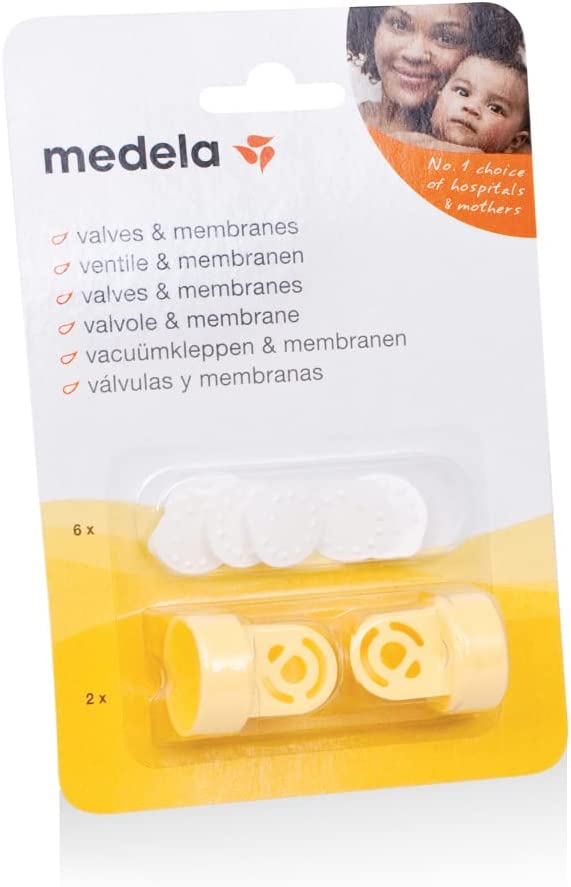 Medela Valves 2 Heads  & Membranes 6 Pieces Medela Yallatoys