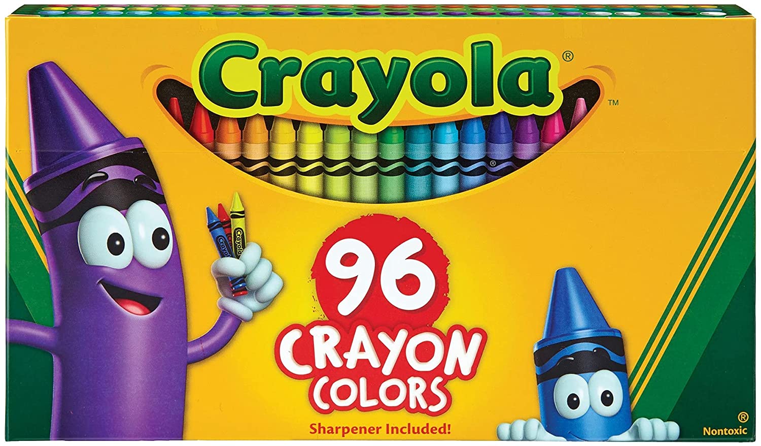 Buy Crayola 96 Crayons Non Peggable | Yallatoys.com