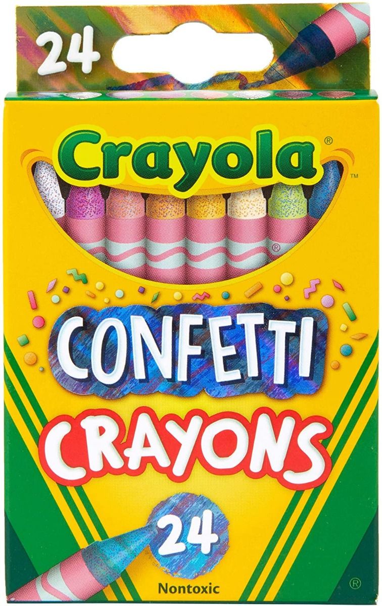 Buy Crayola Confetti Crayons 24 Count | Yallatoys.com