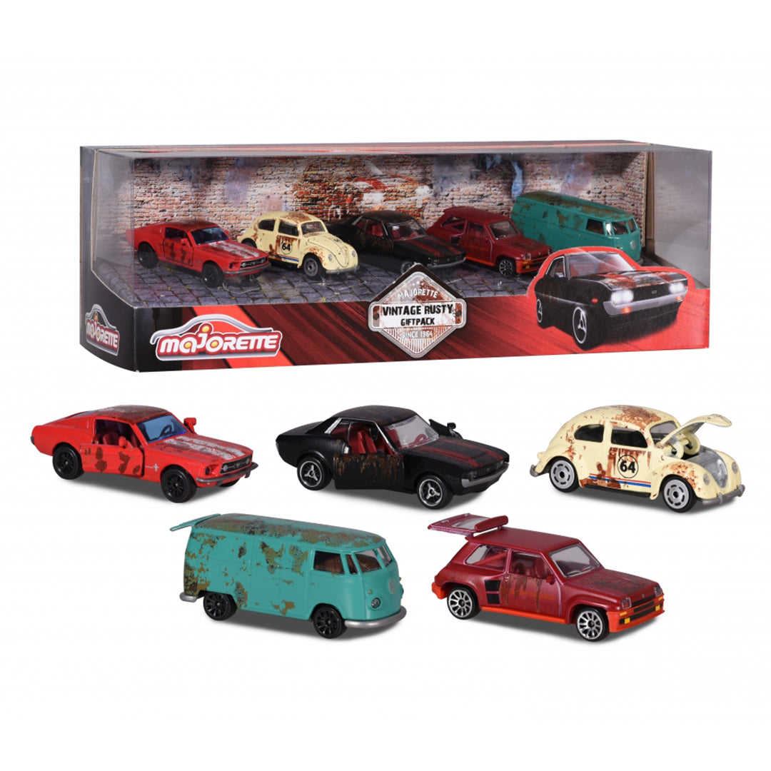 Buy Majorette Vintage Rusty 5 Pieces Gift Pack Vehicles | Yallatoys.com