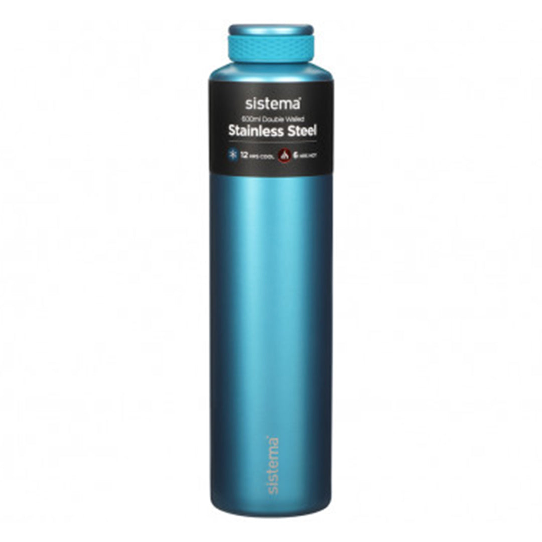 Buy Sistema 600ml Stainless Steel Bottle (Sold Separately Subject to Availability) | Yallatoys.com