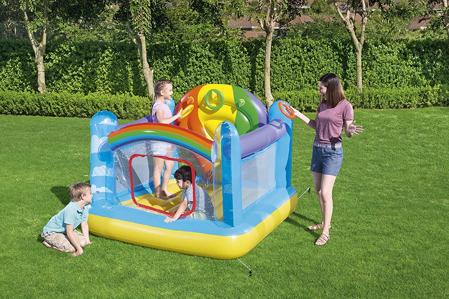 Buy Bestway Up in and Over Inflatable Bouncy Castle Hot Air Balloon | Yallatoys.com