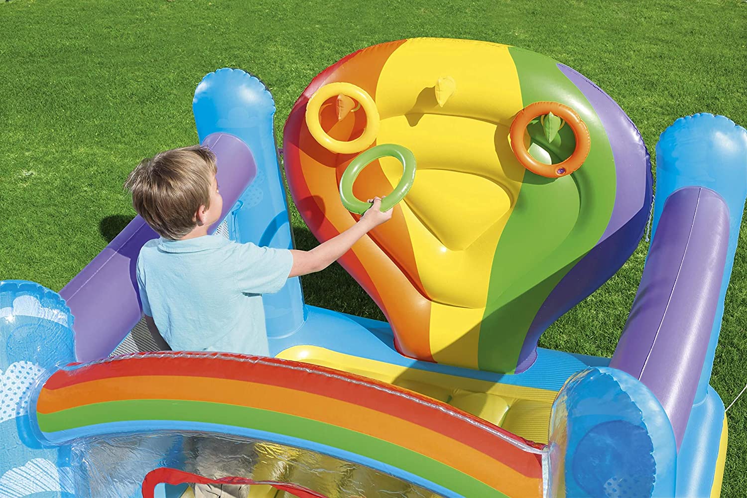 Buy Bestway Up in and Over Inflatable Bouncy Castle Hot Air Balloon | Yallatoys.com