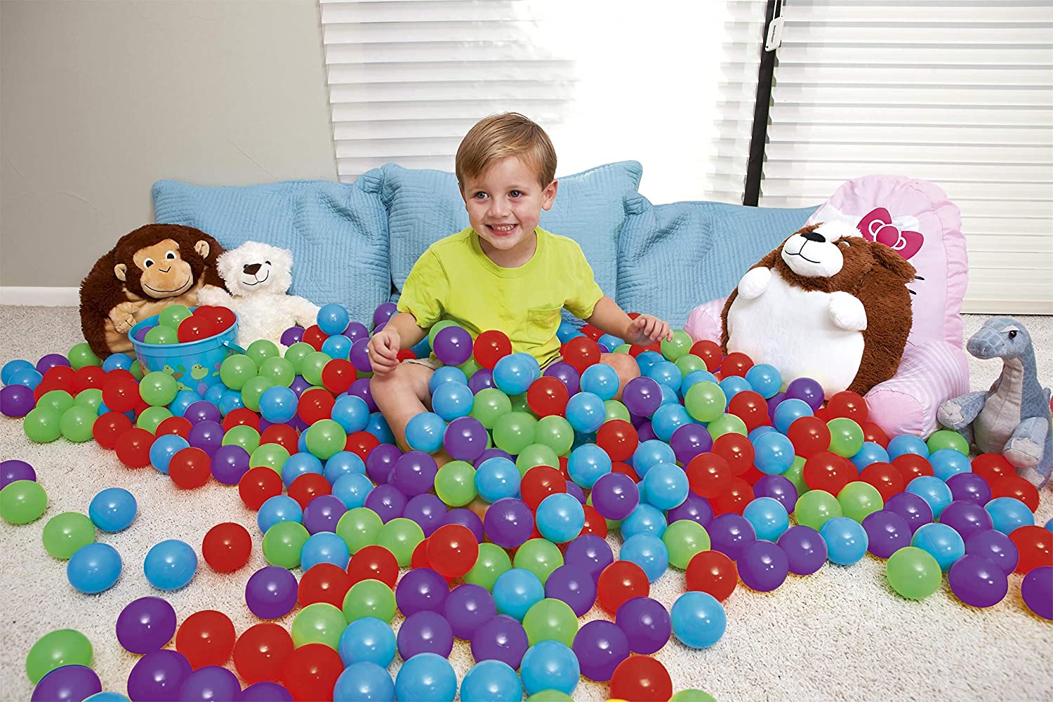 Buy Bestway Antimicrobial 100 Play Balls With Germshield | Yallatoys.com