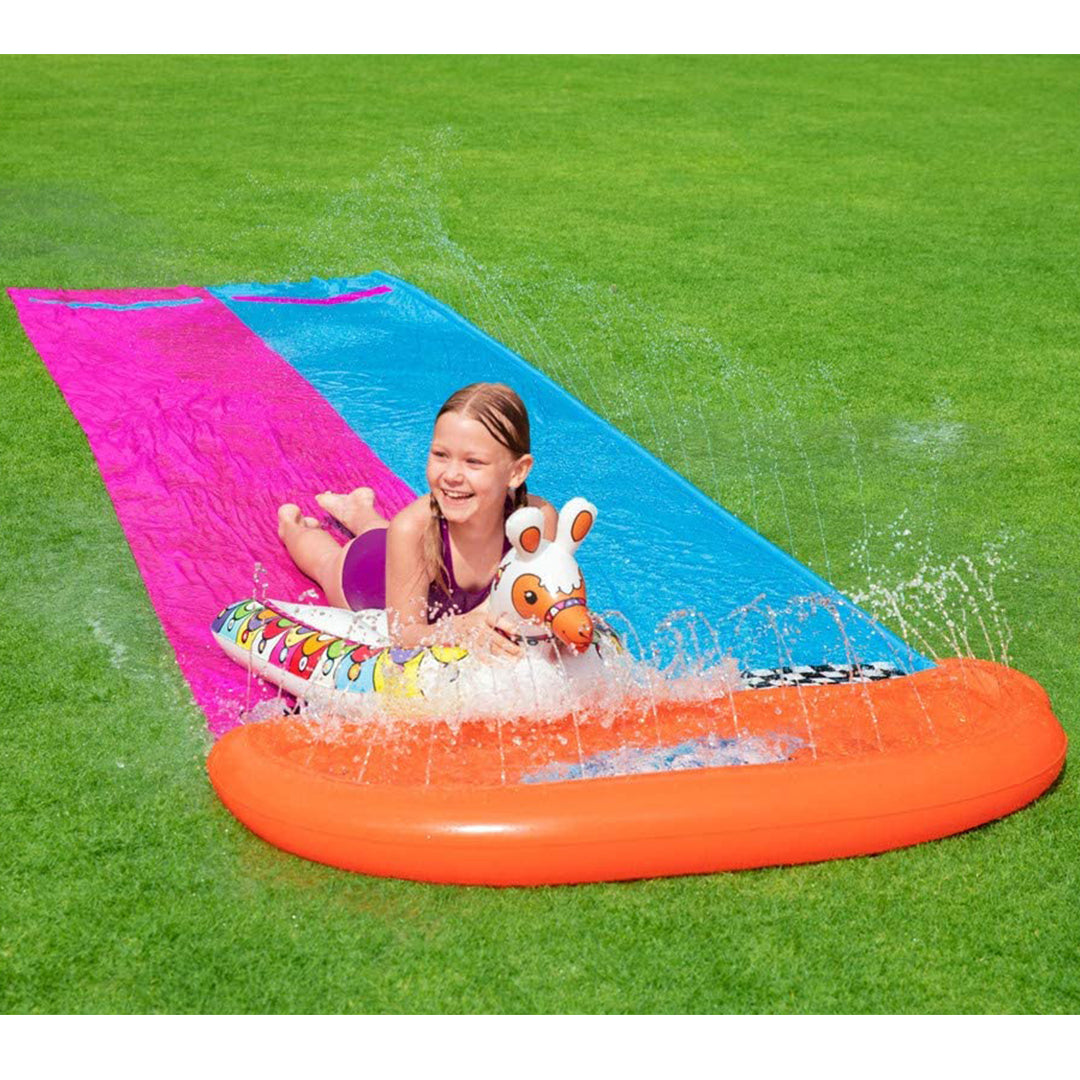 Buy Bestway H20GO Llama Rama Double Race Slide Water Slide | Yallatoys.com