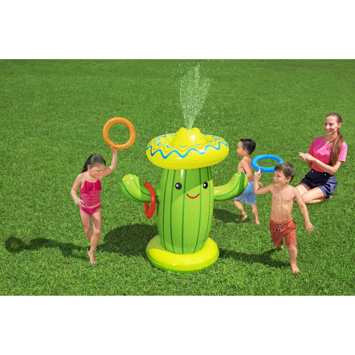 Buy Bestway H2OGO! Sweet & Spiky Cacti Inflatable Kids Sprinkler | Yallatoys.com