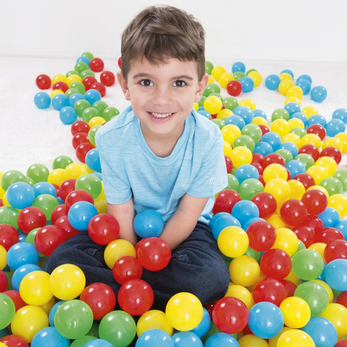 Buy Bestway Small Plastic Multi-Color Play Pit 250 Balls | Yallatoys.com