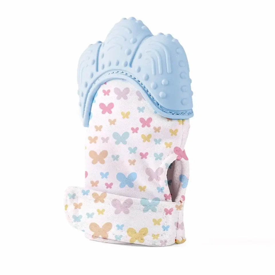 Babyjem Baby Tooth Scarifying Gloves Butterfly Blue 3 Months+ Babyjem Yallatoys