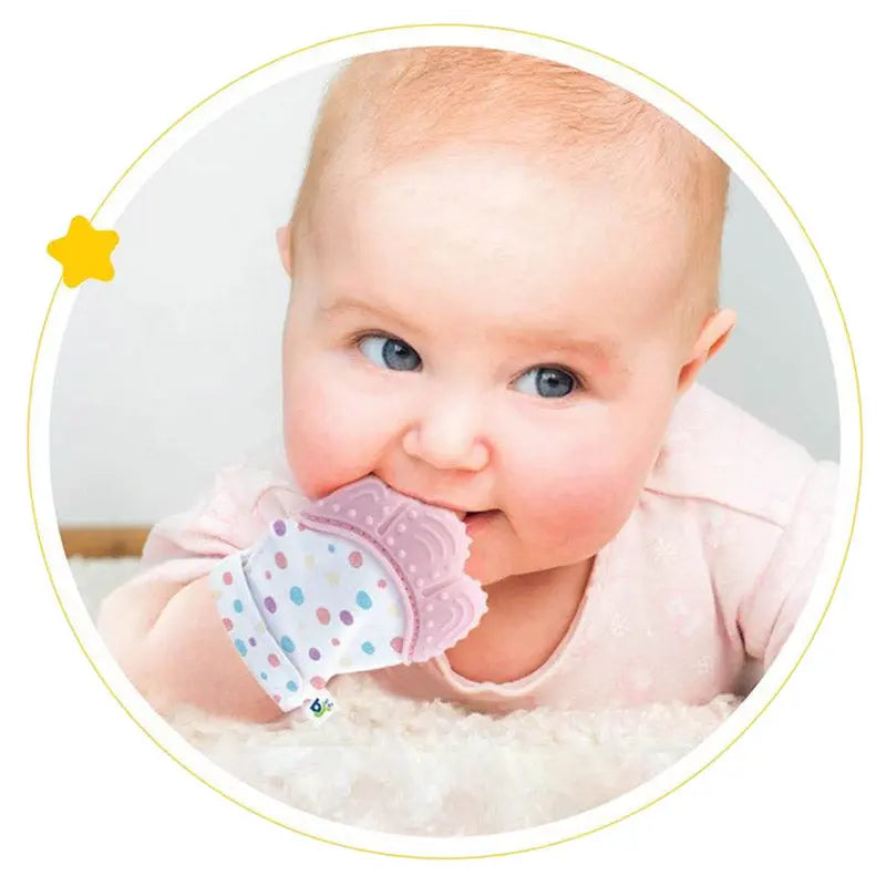 Babyjem Baby Tooth Scarifying Gloves Butterfly Pink 3 Months+ Babyjem Yallatoys