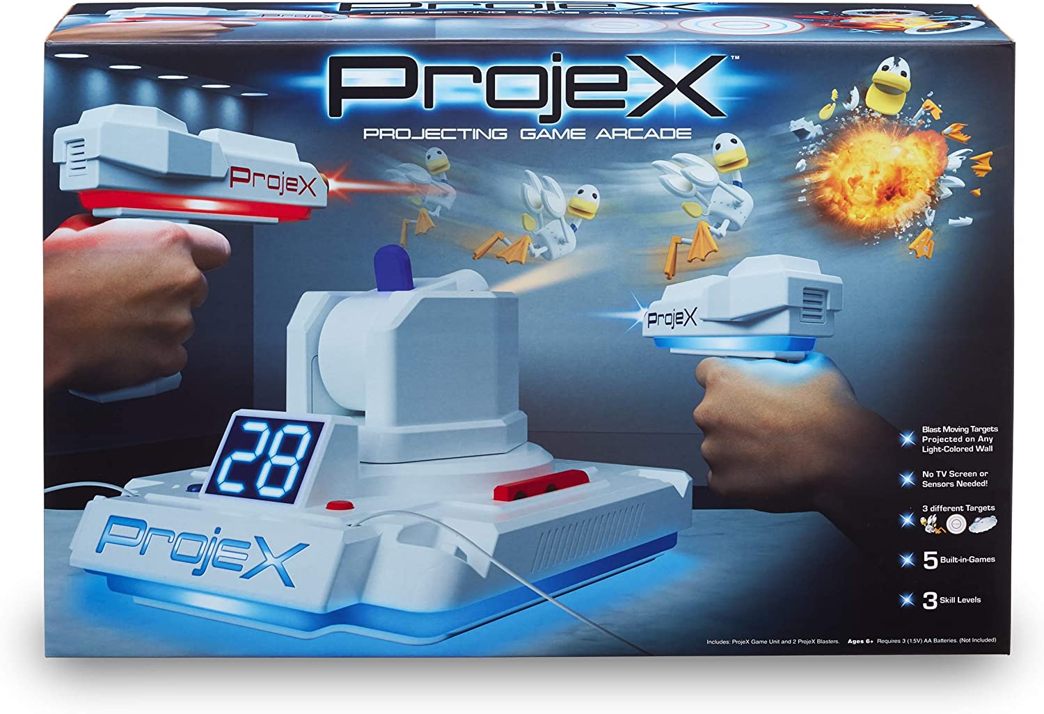 Buy Laser X Projex Projection Game Arcade Battery Operated | Yallatoys.com