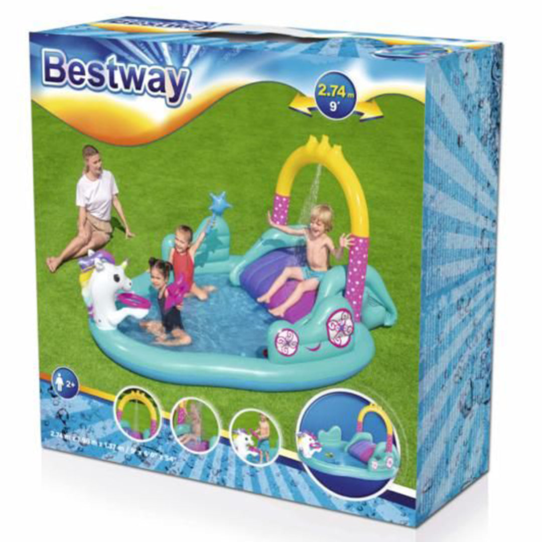 Buy Bestway Magical Unicorn Carriage Play Center | Yallatoys.com