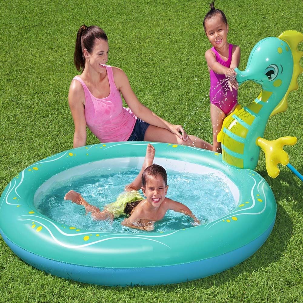 Buy Bestway Seahorse Sprinkler Paddling Pool | Yallatoys.com