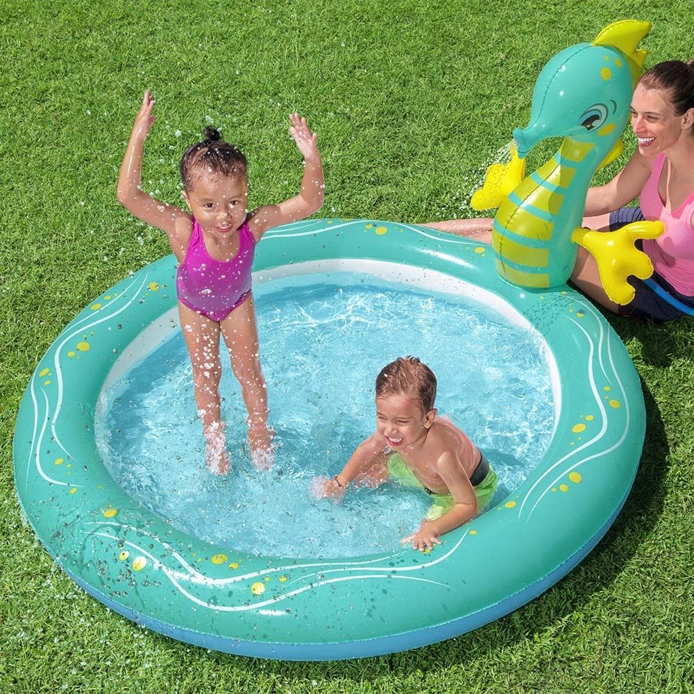 Buy Bestway Seahorse Sprinkler Paddling Pool | Yallatoys.com