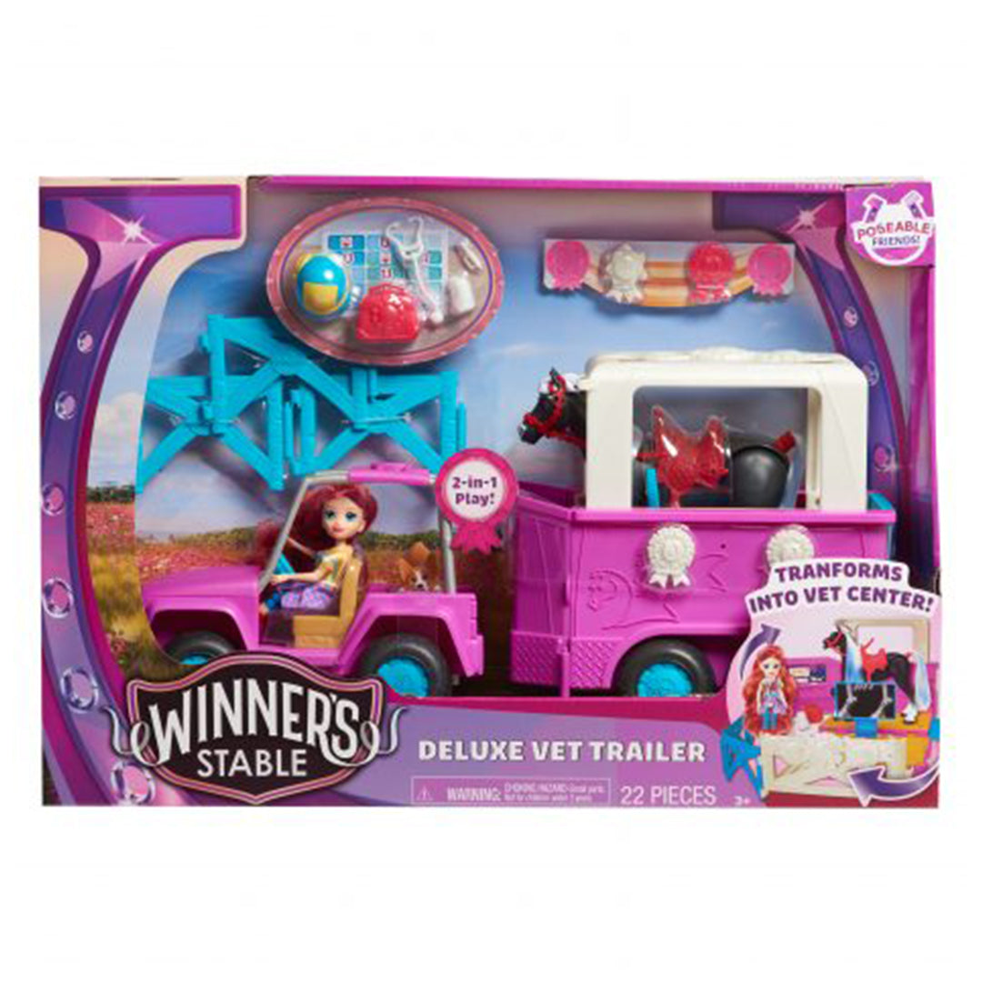 Buy Winner`S Stable Deluxe Vet Trailer Playset | Yallatoys.com