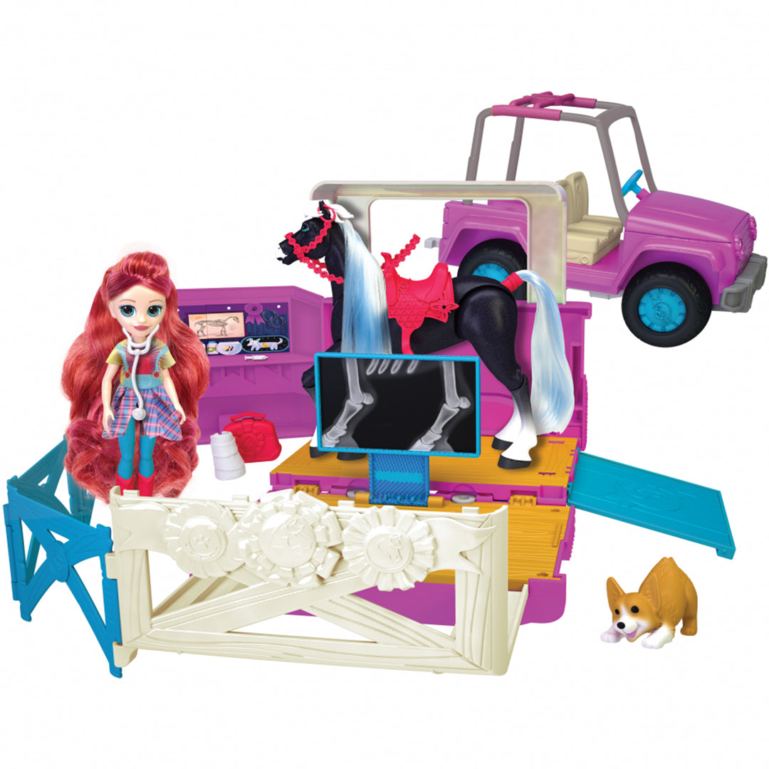 Buy Winner`S Stable Deluxe Vet Trailer Playset | Yallatoys.com