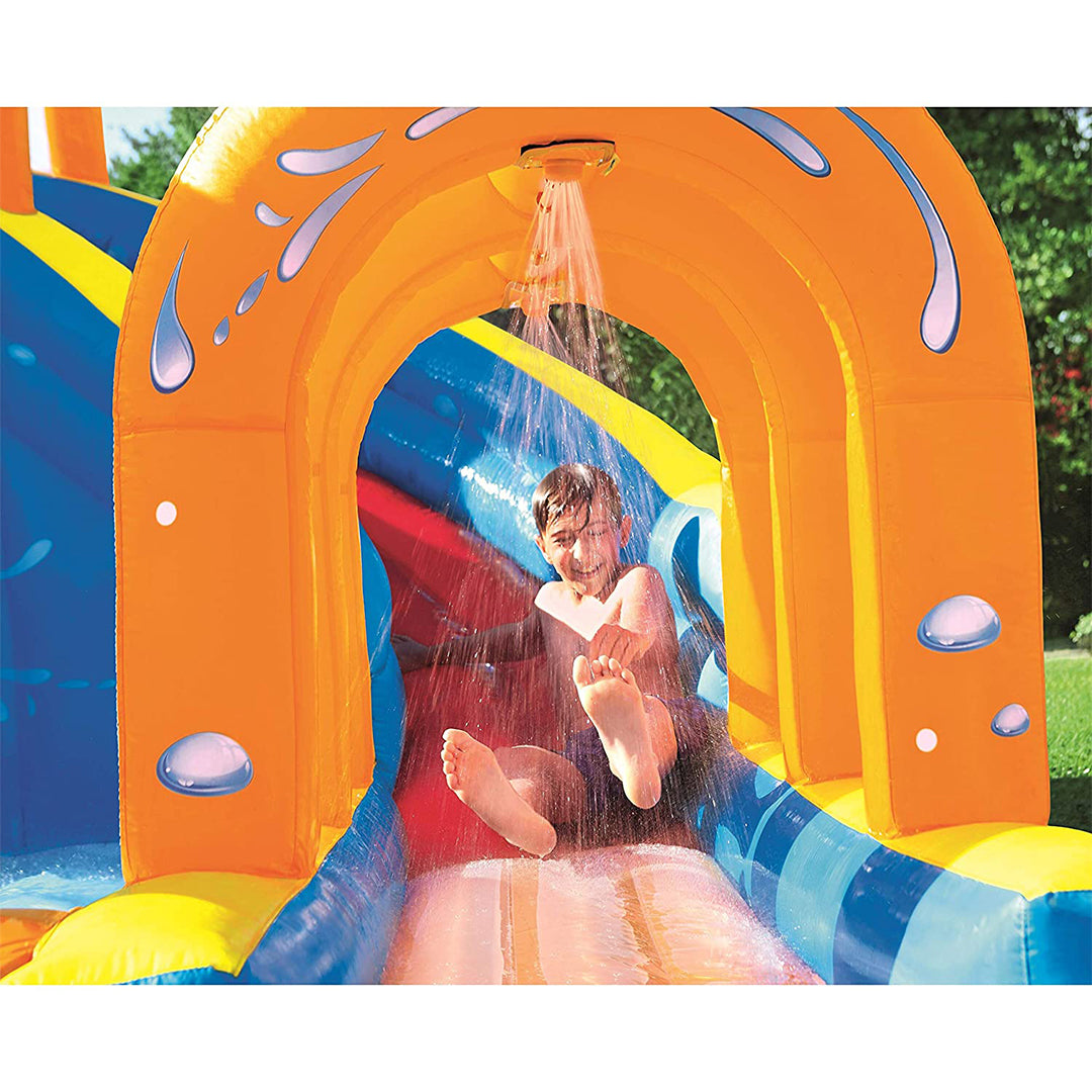 Buy Bestway H2OGO Hurricane Tunnel Blast Mega Water Park | Yallatoys.com