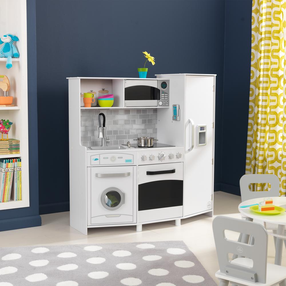 Buy KidKraft Large Play Kitchen White | Yallatoys.com
