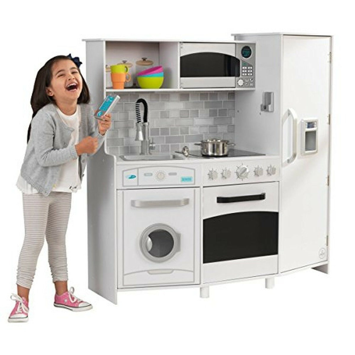 Buy KidKraft Large Play Kitchen White | Yallatoys.com