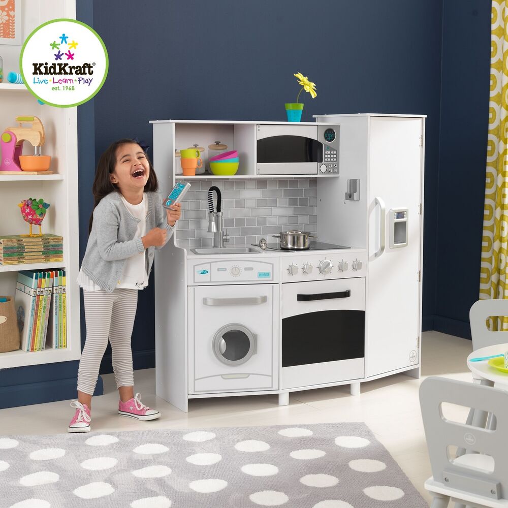 Buy KidKraft Large Play Kitchen White | Yallatoys.com